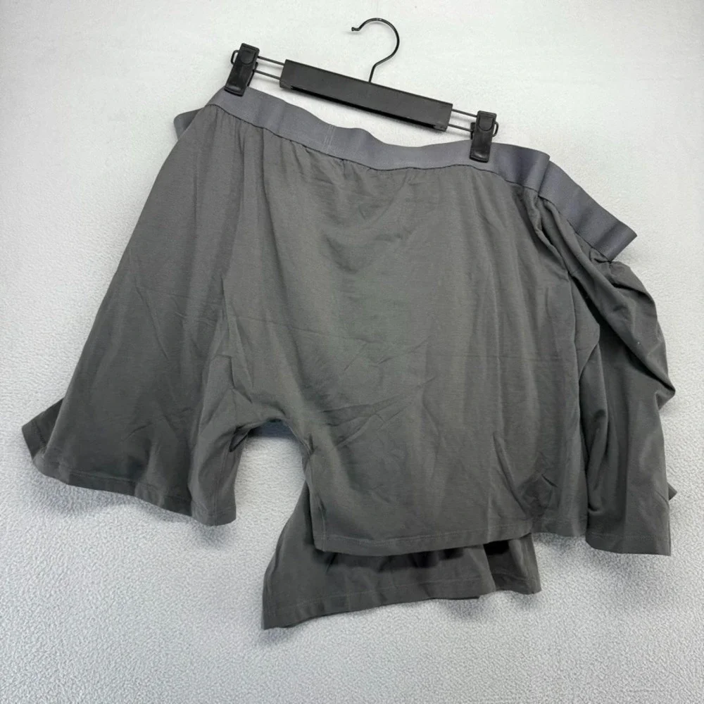 Tommy John Underwear Men's 2XL Gray Boxer Brief Cool Pima Cotton LOT OF 2 NEW